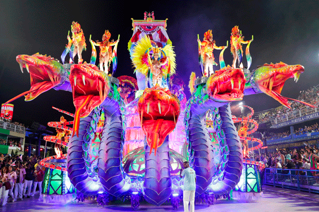 El carnaval de Río de Janeiro volvió a demostrar que es la fiesta más convocante del mundo